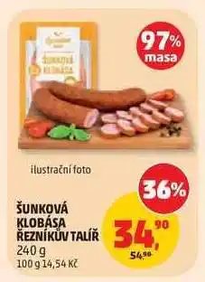 Penny Market ŠUNKOVÁ KLOBÁSA ŘEZNÍKŮV TALÍŘ nabídka