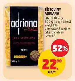 Penny Market TĚSTOVINY ADRIANA nabídka