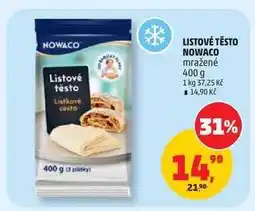 Penny Market LISTOVÉ TĚSTO NOWACO nabídka