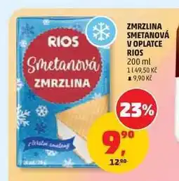 Penny Market Zmrzlina smetanová v oplatce Rios nabídka
