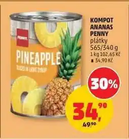 Penny Market KOMPOT ANANAS PENNY nabídka