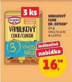 Penny Market Vanilkový cukr Dr. Oetker nabídka