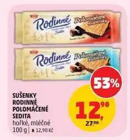 Penny Market SUŠENKY RODINNÉ POLOMÁČENÉ SEDITA nabídka