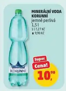 Penny Market MINERÁLNÍ VODA KORUNNÍ nabídka