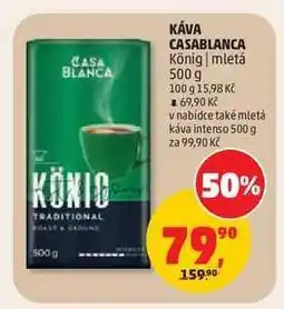 Penny Market Káva Casablanca König mletá 500 g nabídka