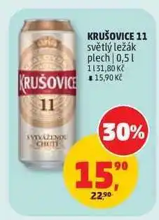 Penny Market KRUŠOVICE 11° světlý ležák plech nabídka