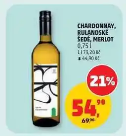 Penny Market Chardonnay, Rulandské šedé, Merlot nabídka