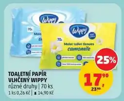 Penny Market TOALETNÍ PAPÍR VLHČENÝ WIPPY nabídka