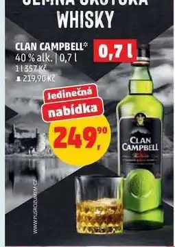 Penny Market Clan Campbell whisky nabídka