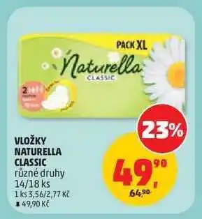 Penny Market VLOŽKY NATURELLA CLASSIC nabídka