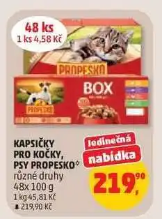 Penny Market KAPSIČKY PRO KOČKY, PSY PROPESKO nabídka