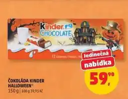 Penny Market Čokoláda Kinder Halloween nabídka