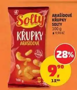 Penny Market ARAŠÍDOVÉ KŘUPKY SOLTY nabídka