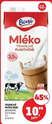 Penny Market TRVANLIVÉ MLÉKO BONI nabídka
