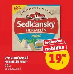 Penny Market Sýr Sedlčanský Hermelín Mini nabídka