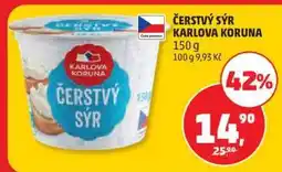 Penny Market Čerstvý sýr Karlova Koruna nabídka