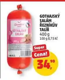 Penny Market GOTHAJSKÝ SALÁM ŘEZNÍKŮV TALÍŘ nabídka