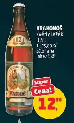 Penny Market KRAKONOŠ světlý ležák 0,5 l nabídka