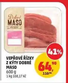 Penny Market VEPŘOVÉ ŘÍZKY Z KÝTY DOBRÉ MASO nabídka