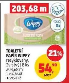 Penny Market TOALETNÍ PAPÍR WIPPY nabídka