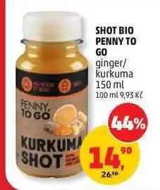 Penny Market SHOT BIO PENNY TO GO nabídka