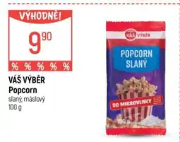 Globus VÁŠ VÝBĚR Popcorn nabídka