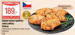 Globus Selské kuřecí špalíčky nebo paličky nabídka