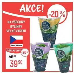 Globus Bylinky Velké Vaření nabídka