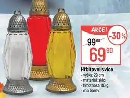 Globus Hřbitovní svíce nabídka