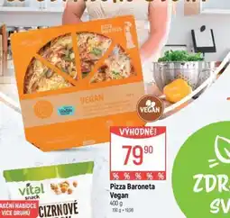 Globus Pizza Baroneta Vegan nabídka