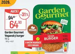 Globus Garden Gourmet Veganský burger nabídka