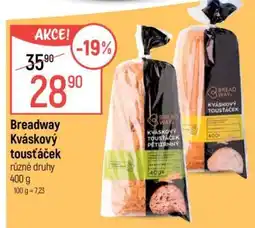 Globus BREADWAY Kváskový tousťáček nabídka