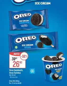 Globus Oreo Sandwich, Oreo tyčinka nabídka