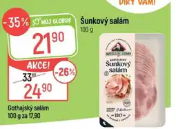 Globus Šunkový salám nabídka