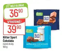 Globus Ritter Sport čokoláda nabídka