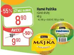 Globus Hamé paštika nabídka