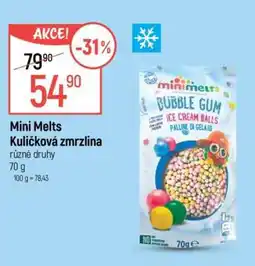 Globus Mini Melts Kuličková zmrzlina nabídka