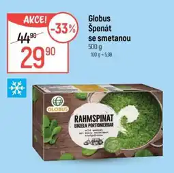 Globus Globus Špenát se smetanou nabídka