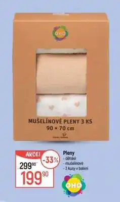 Globus Mušelínové pleny 3 ks nabídka