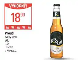 Globus Proud světlý ležák nabídka