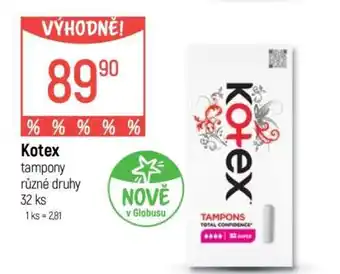 Globus Kotex Tampony nabídka