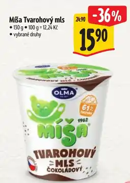 Albert Olma míša tvarohový mls čokoládový nabídka