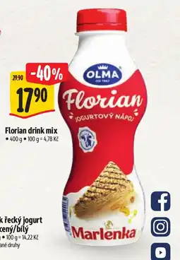 Albert Florian drink mix nabídka