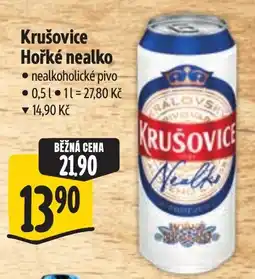 Albert Krušovice Hořké nealko nabídka
