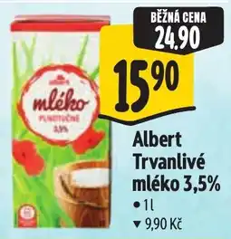 Albert Albert Trvanlivé mléko 3,5% nabídka