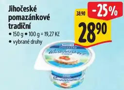 Albert Jihočeské pomazánkové tradiční nabídka