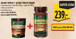 Albert Jacobs Velvet + Jacobs Velvet Náplň nabídka