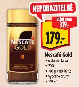 Albert Nescafé Gold nabídka