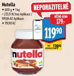 Albert Nutella nabídka