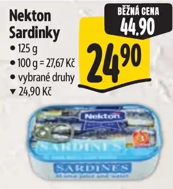 Albert Nekton sardinky nabídka